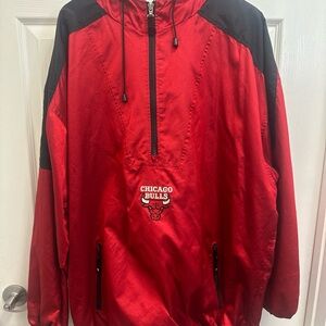 STARTER vintage Red and Black Men's Chicago bulls Jacket